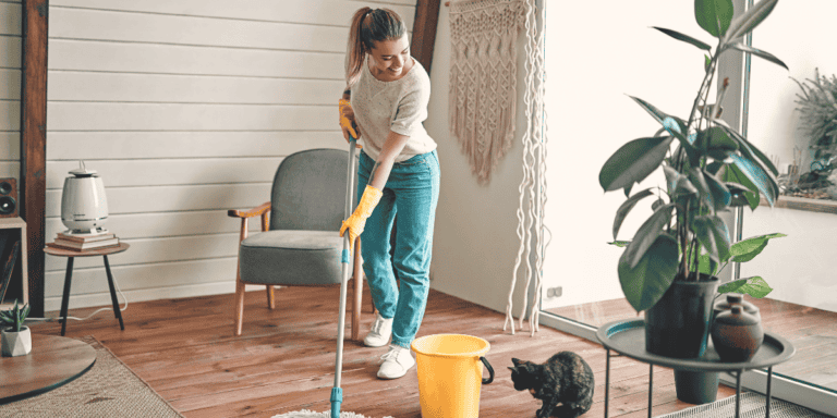 deep cleaning your apartment