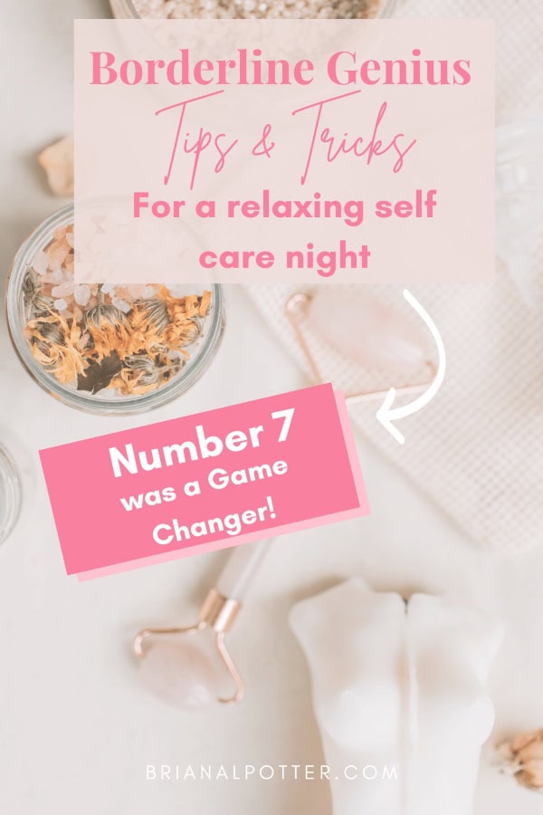 nighttime self-care routine